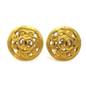 CHANEL Gold Earrings